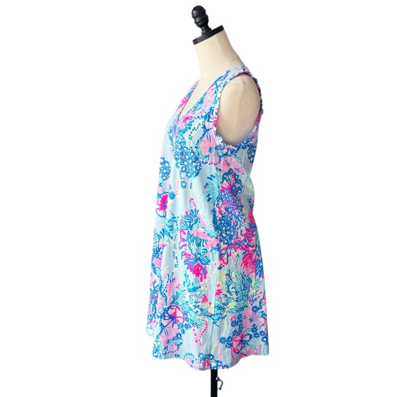 Lilly Pulitzer Dress Aron Swing Sleeveless in Beach You To It | SMALL - Picture 4 of 11